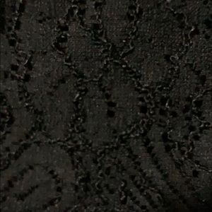 LuLaRoe Black Lace Shirley size Medium EUC